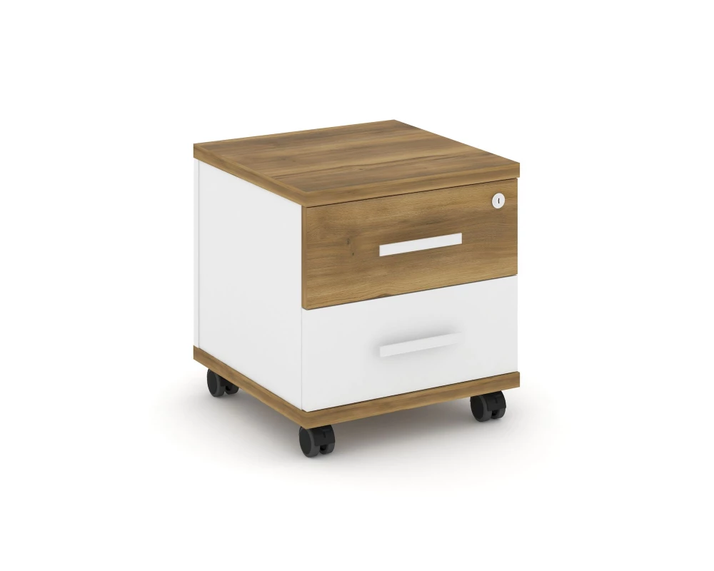 Тумба мобильная 2 ящ. CN.TUM-001 W 420x420x448 Concept