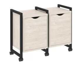 Тумба на колесных опорах наборная. Вариант №2 970х460х767 Loft images