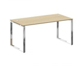 Стол рабочий руководителя на О-обр. м/к 1600x800x750 Metal System Direct images