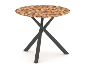 Стол переговорный круглый PR.C.SPRG-002.ME 900х900х750 Oak images