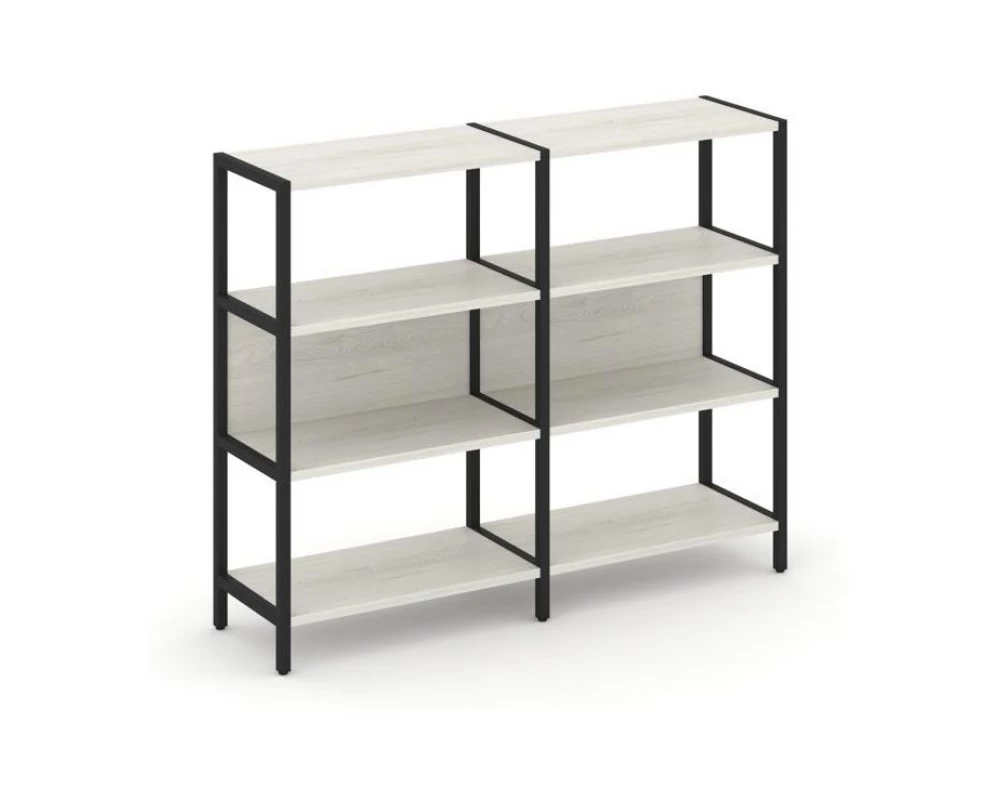 Двухсекционный стеллаж трехярусный Shelf System