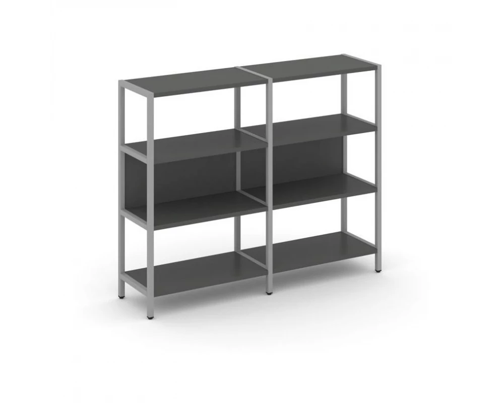 Двухсекционный стеллаж трехярусный Shelf System