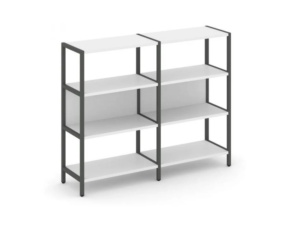 Двухсекционный стеллаж трехярусный Shelf System