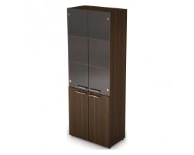 Шкаф стеллаж высокий со стеклом (798*430*2112) 4Ш.005.3 Taim-Max images