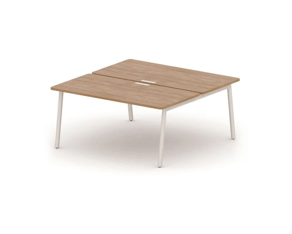 Бенч-система прямая на 2 места с кабель-каналом 160х163х73,5 Accord