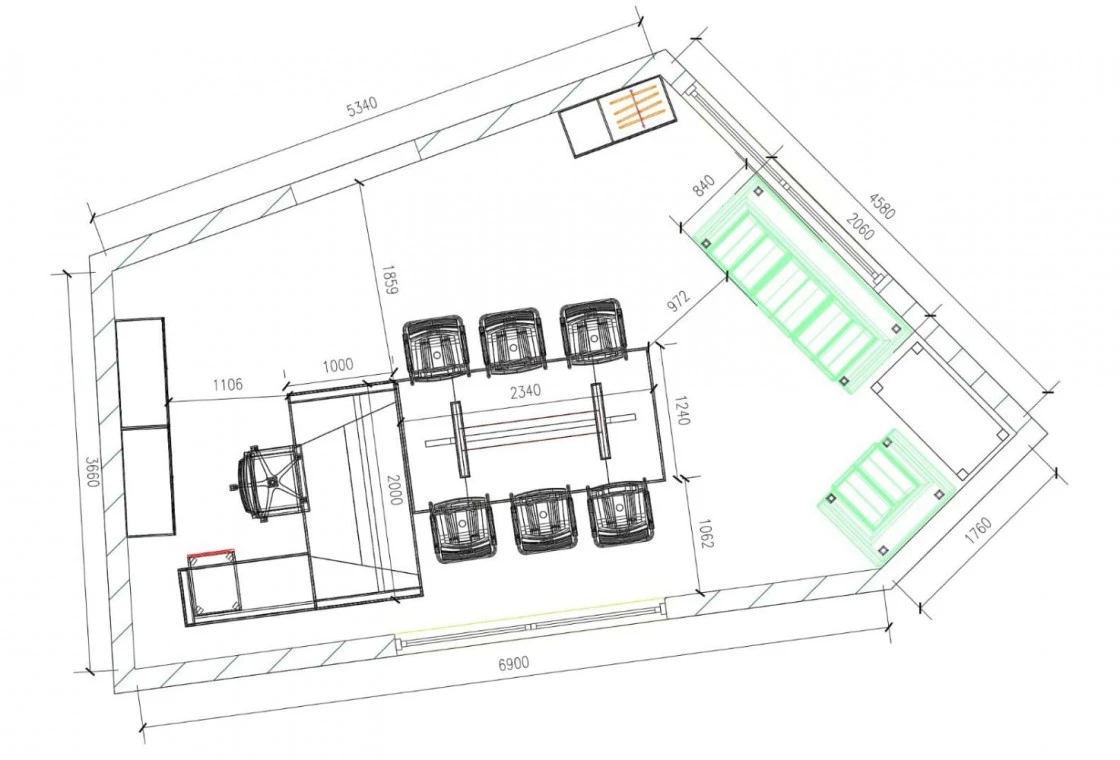 Дизайн проект Eur | Стоимость мебели 2 300 000 руб.