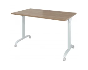 Стол на колёсах, на м/к с откидной столешницей (1200х700х760) Дублин images