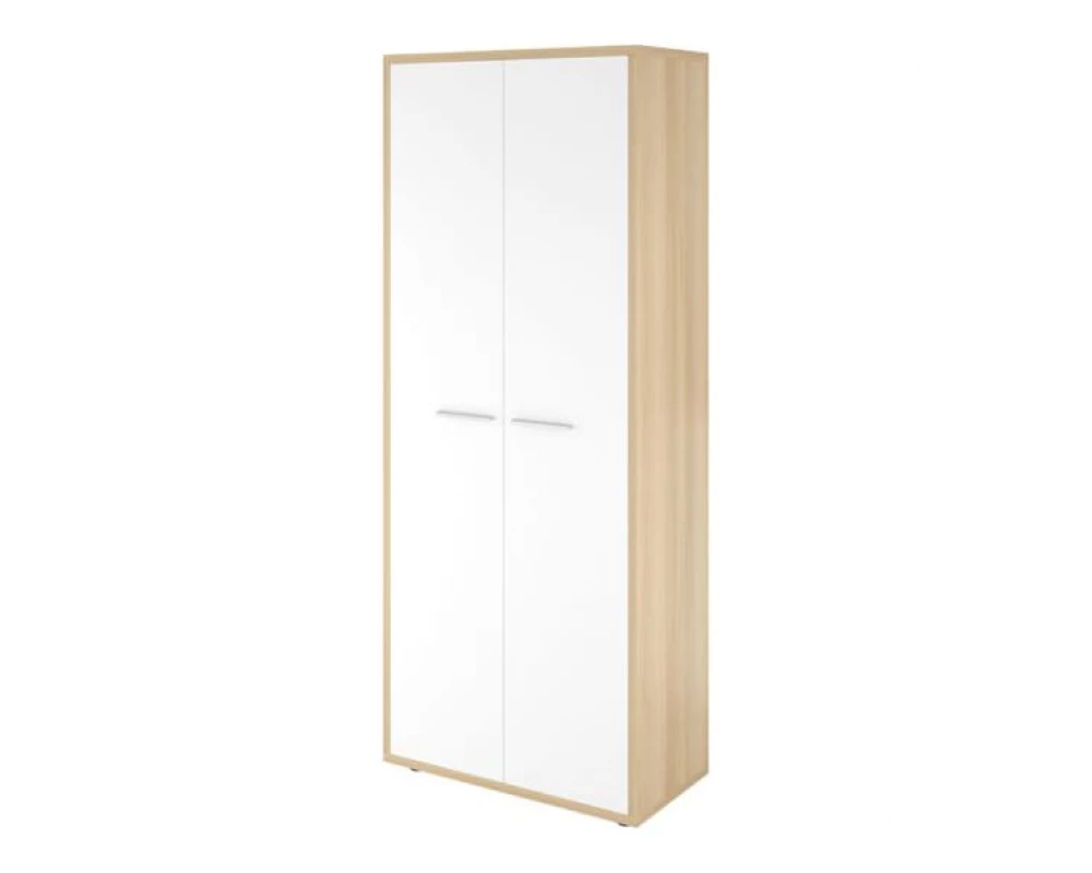 Шкаф высокий закрытый 2 двери 800х400х1980 Дублин