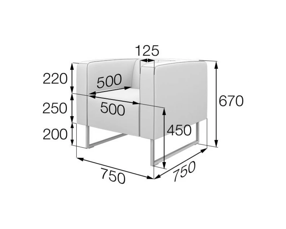 Кресло КС1-50 Кейс MVK