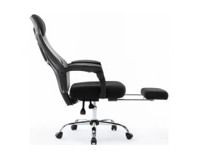 Кресло Norden 007 NEW black frame Сетка/Ткань, Черный images