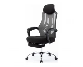 Кресло Norden 007 NEW black frame Сетка/Ткань, Черный images