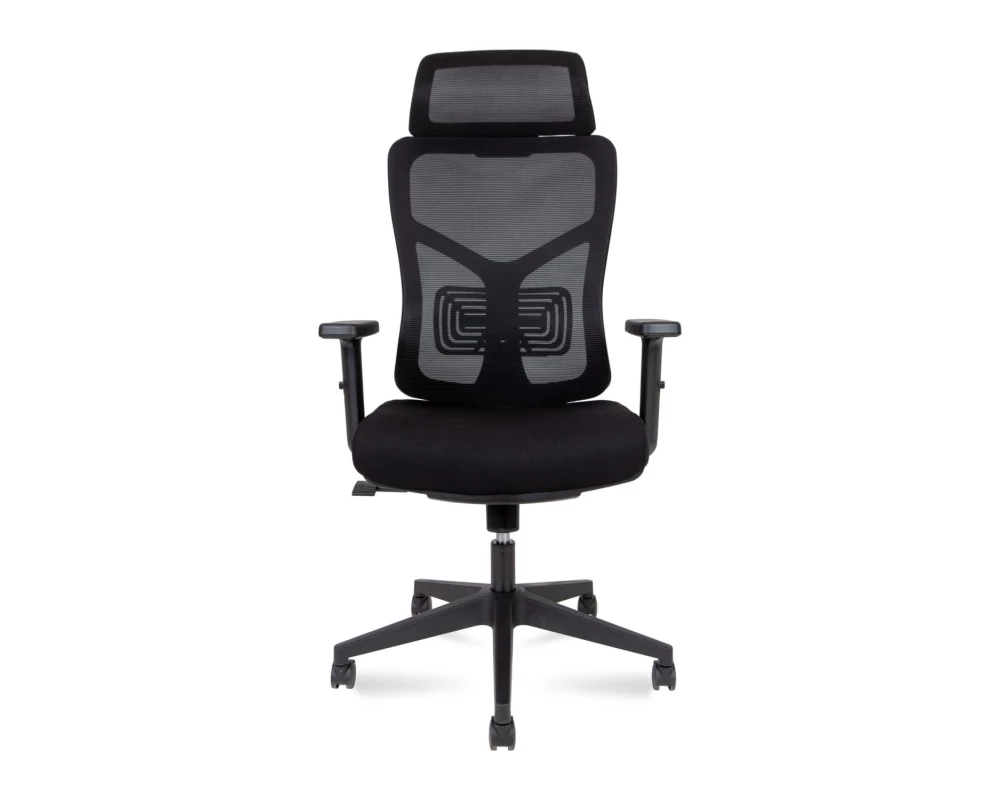 Кресло Norden Asper Сетка/Ткань, Черный